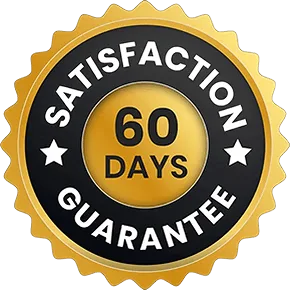 60-day satisfaction guarantee seal